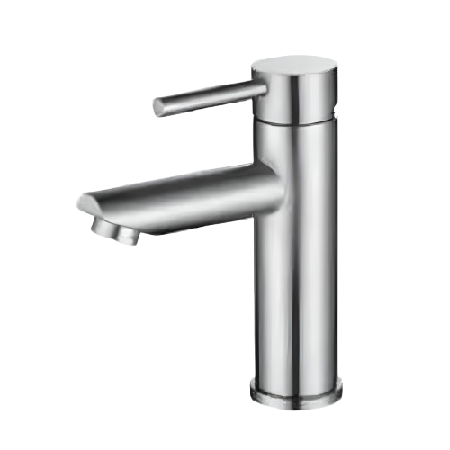 Смеситель для умывальника SLAT MLT-10101VR однорычажный из нержавеющей стали ⌀ 35 мм Хром (SQ-1055486) Смеситель для умывальника SLAT MLT-10101VR однорычажный из нержавеющей стали ⌀ 35 мм Хром (SQ-1055486)