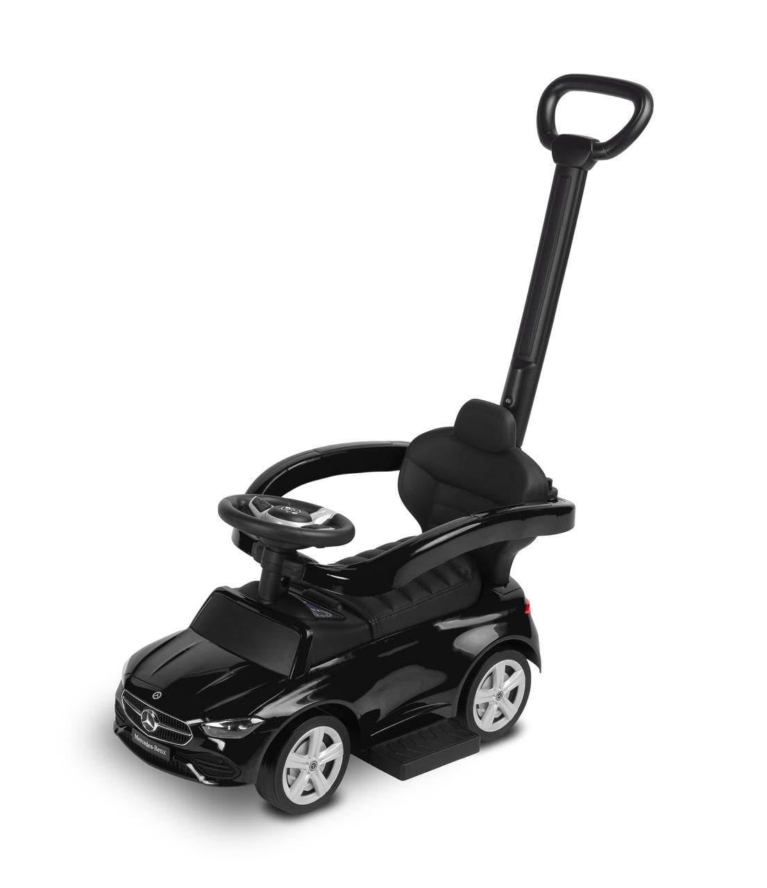 Машинка для катания Caretero Toyz Mercedes C-CLASS с родительской ручкой Black (2524412885)