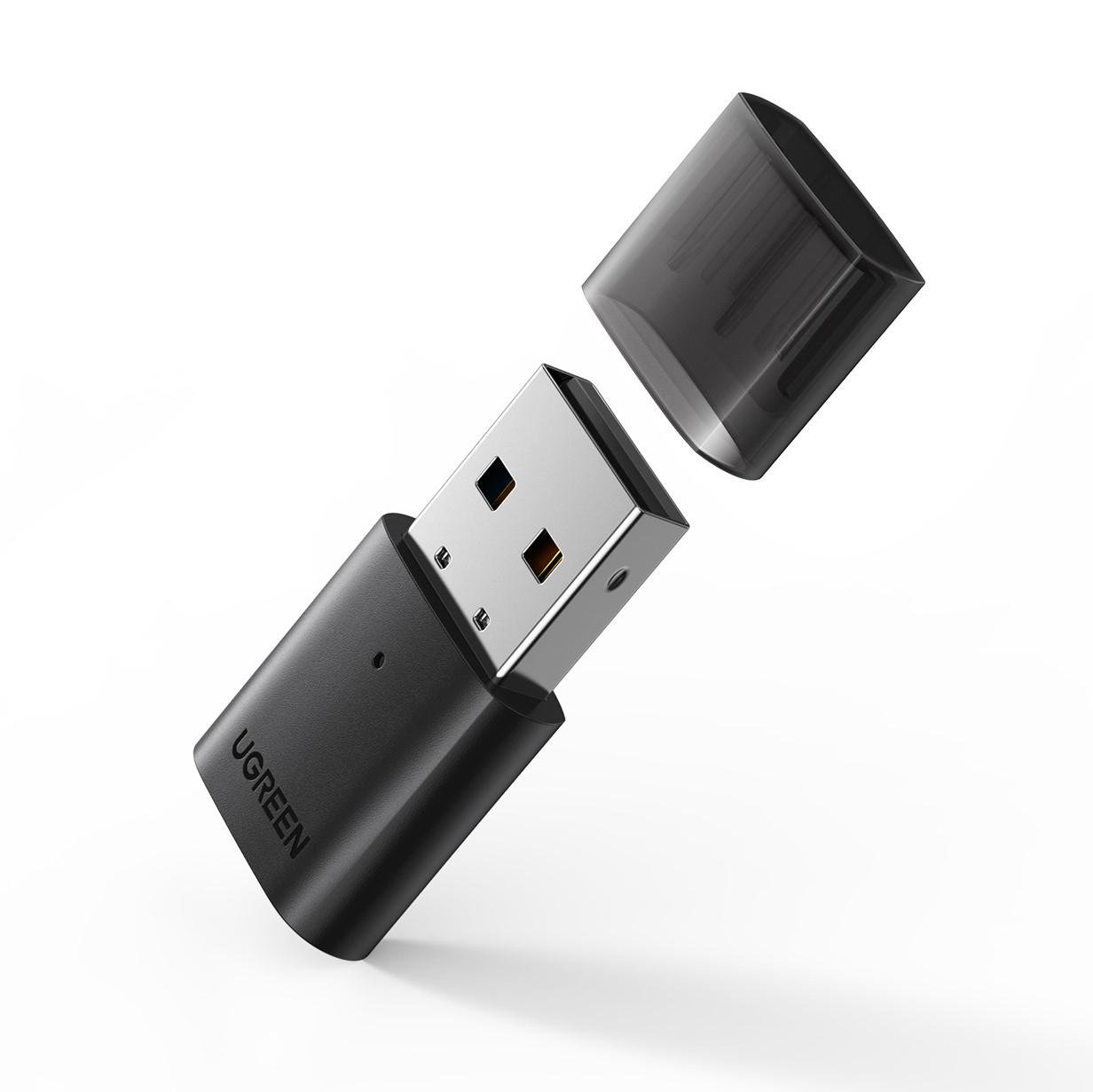 Адаптер блютус UGREEN CM390 USB Bluetooth 5.0 Adapter Black (80889)