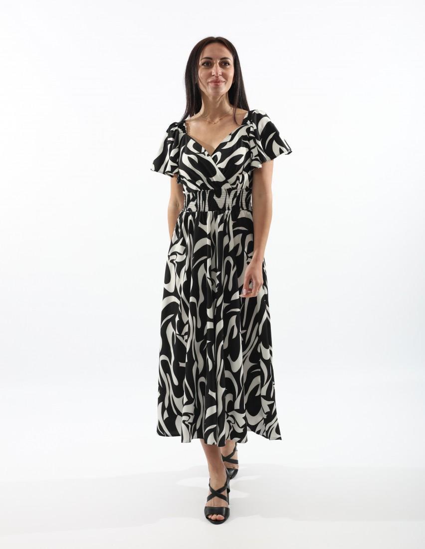 Платье женское СТИЛЬ-В р. 46 Черный (280700-46) - фото 1 Платье женское СТИЛЬ-В р. 46 Черный (280700-46) - фото 1