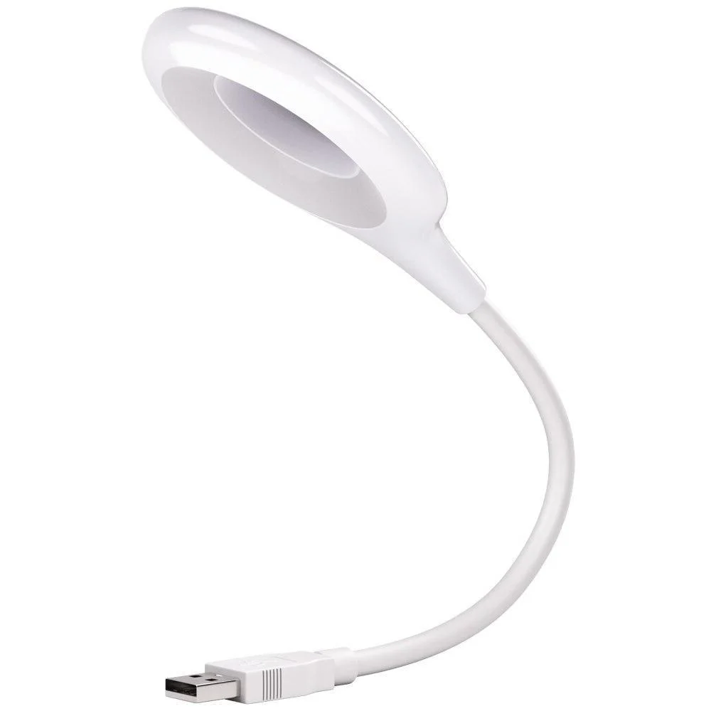 Лампа ночник гибкая USB с голосовым управлением и зарядкой от Power bank 310х83х18 мм Белый Лампа ночник гибкая USB с голосовым управлением и зарядкой от Power bank 310х83х18 мм Белый