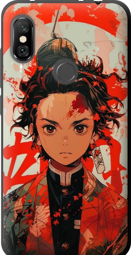 Чехол на Xiaomi Redmi Note 6 Pro Тандзиро Камадо (6131b-1551-42517)
