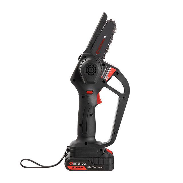 Пила ланцюгова акумуляторна 20 В/10 см, 4 м/с, літій-іон, 2.0 Ач/ЗП 2А, STORM Intertool (WT-9109) - фото 11 Пила ланцюгова акумуляторна 20 В/10 см, 4 м/с, літій-іон, 2.0 Ач/ЗП 2А, STORM Intertool (WT-9109) - фото 11