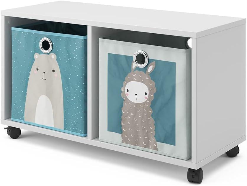 Детский книжный шкаф-стеллаж SmartKids 72х42,4 см Белый (MS826)