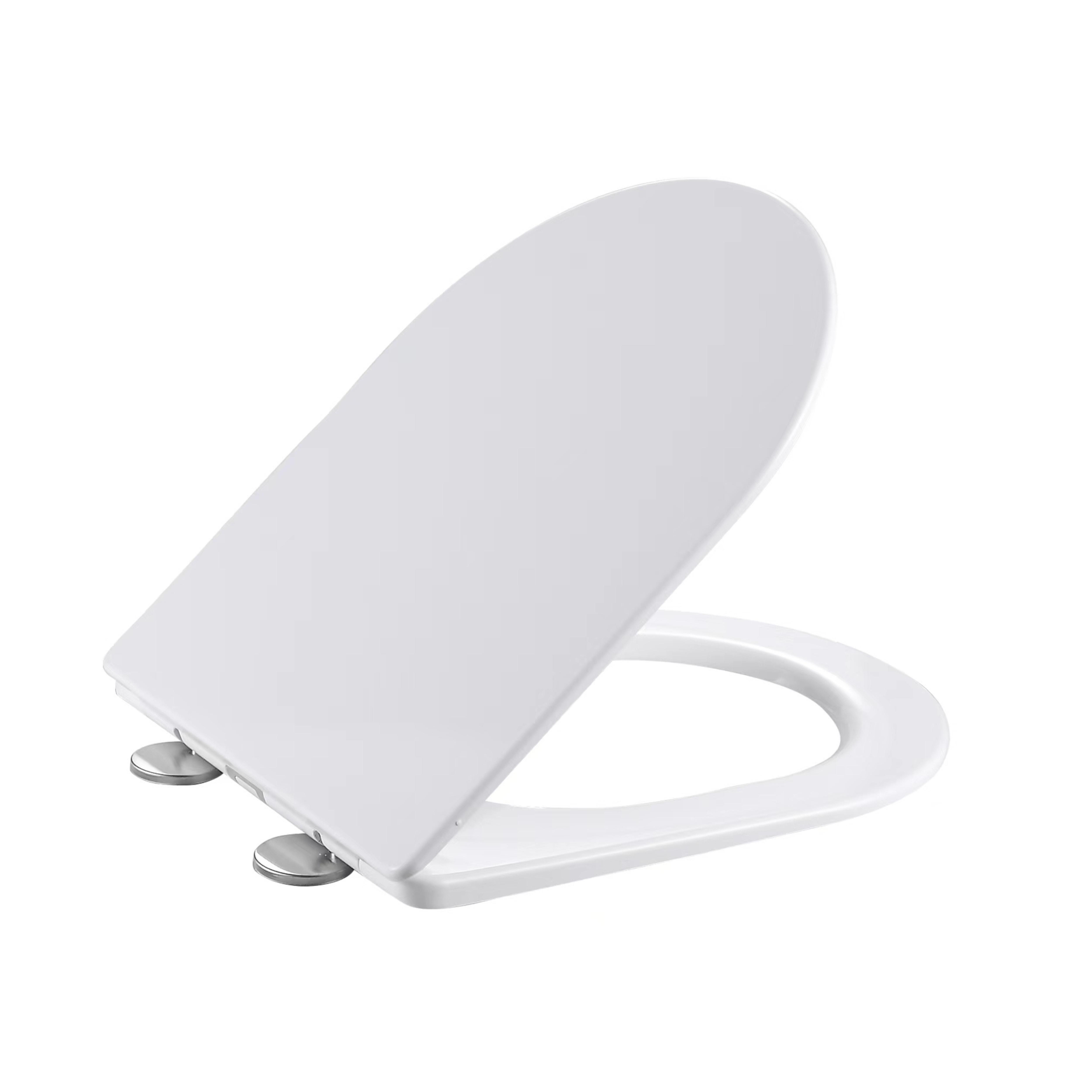 Сидіння для унітаза Qtap Taurus 520 Slim Duroplast/Quick Release з мікроліфтом 455x365x38 мм White (QTSC179W49384)