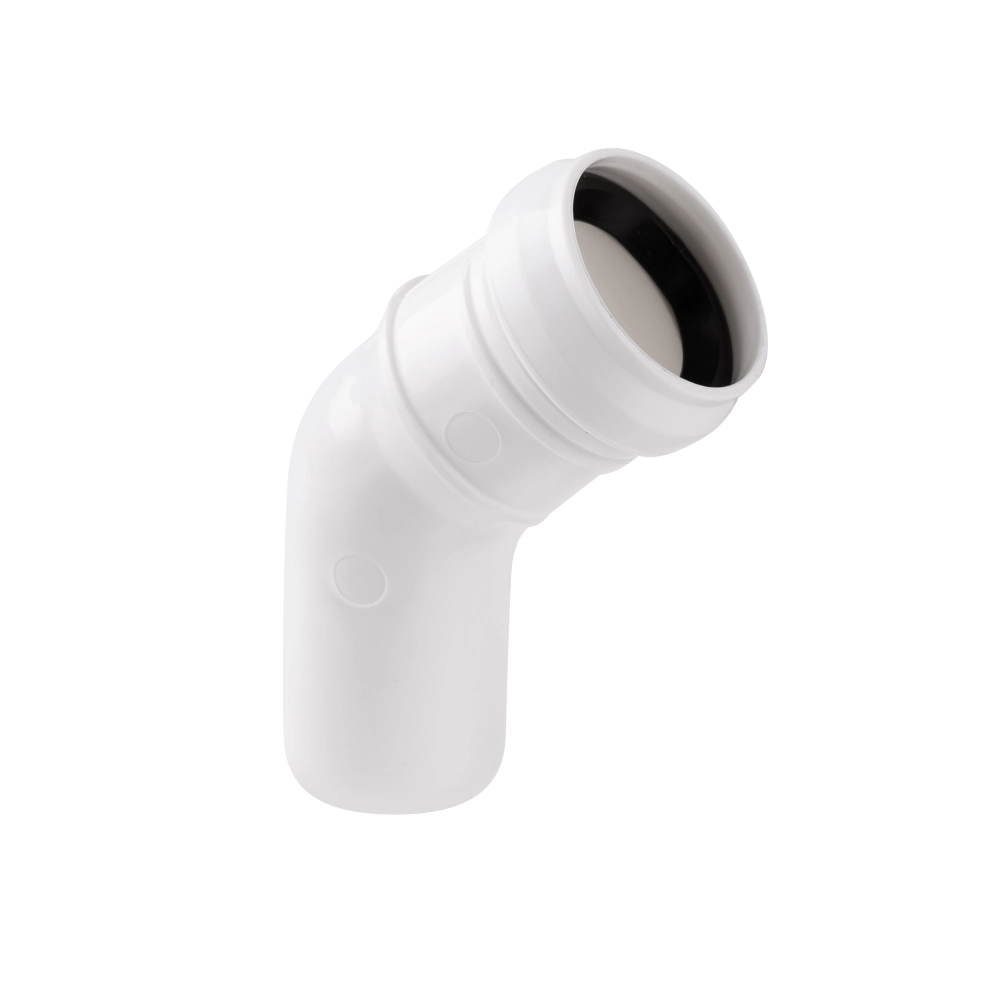 Колено канализационное TA Sewage с уплотнительным кольцом 32x32 мм 45° (SD00034571)