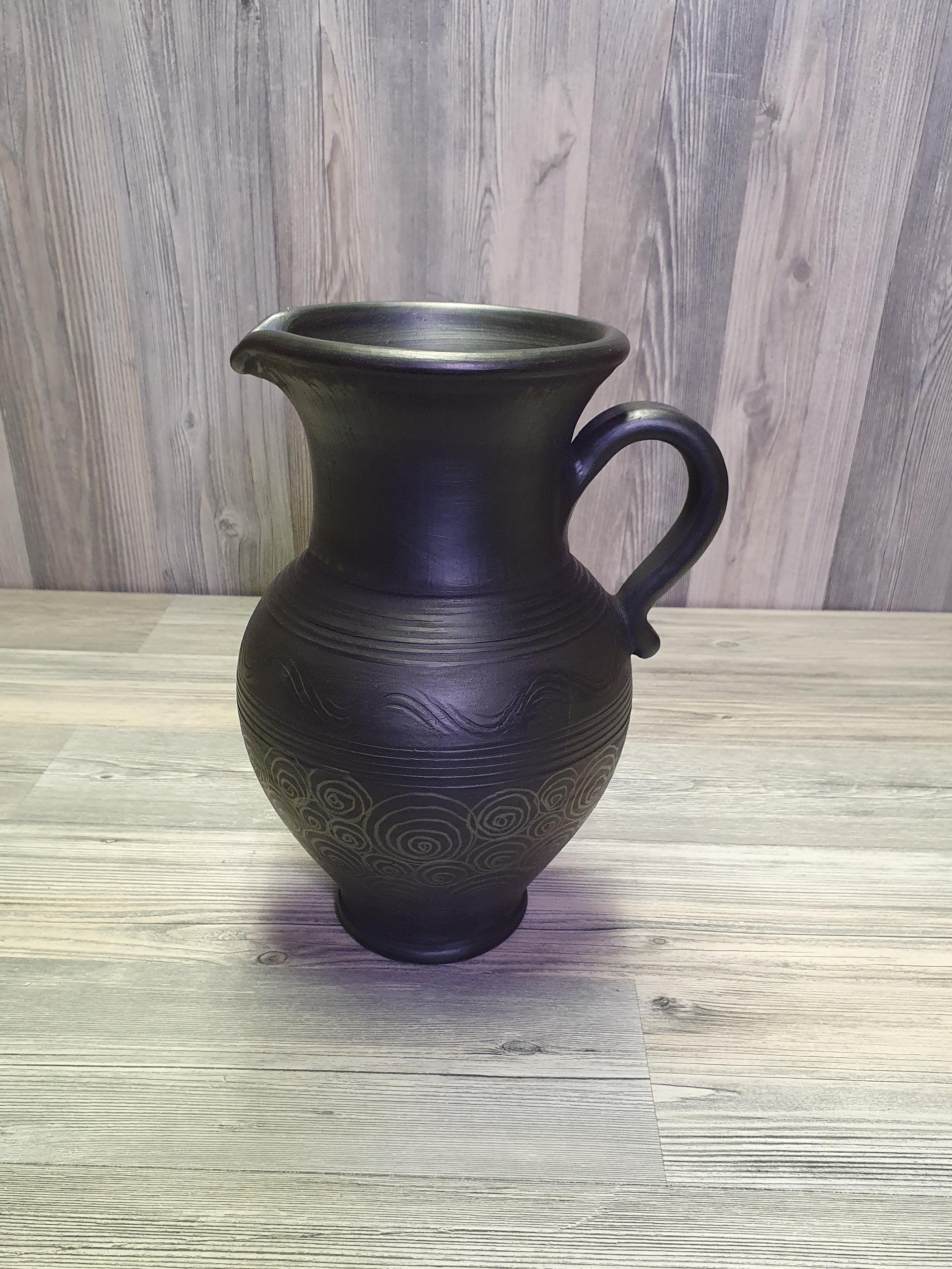 Глечик з чорної глини (5283) - фото 7 Глечик з чорної глини (5283) - фото 7