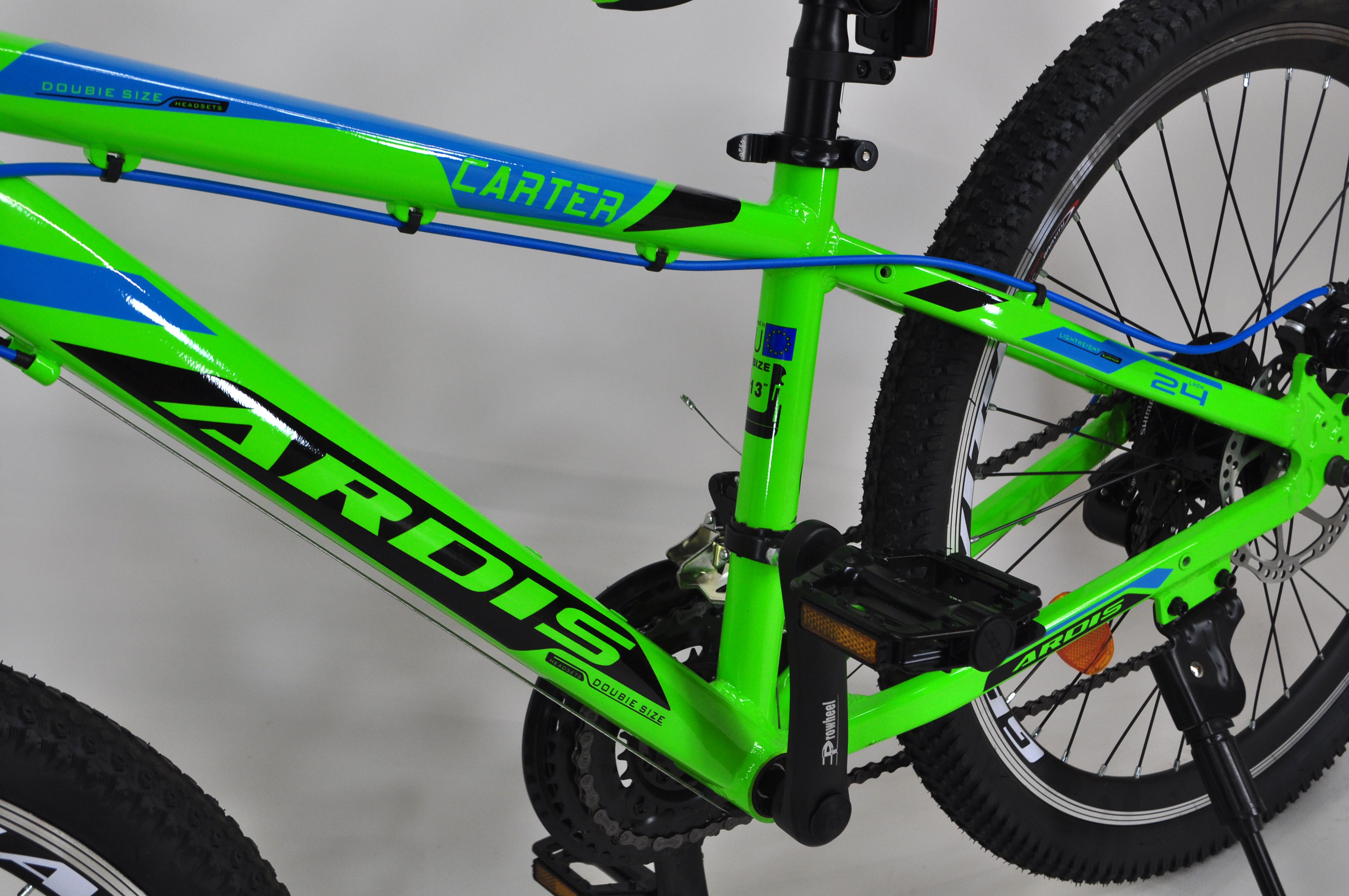 Велосипед підлітковий 24" Ardis Carter 13" Зелений - фото 2 Велосипед підлітковий 24" Ardis Carter 13" Зелений - фото 2