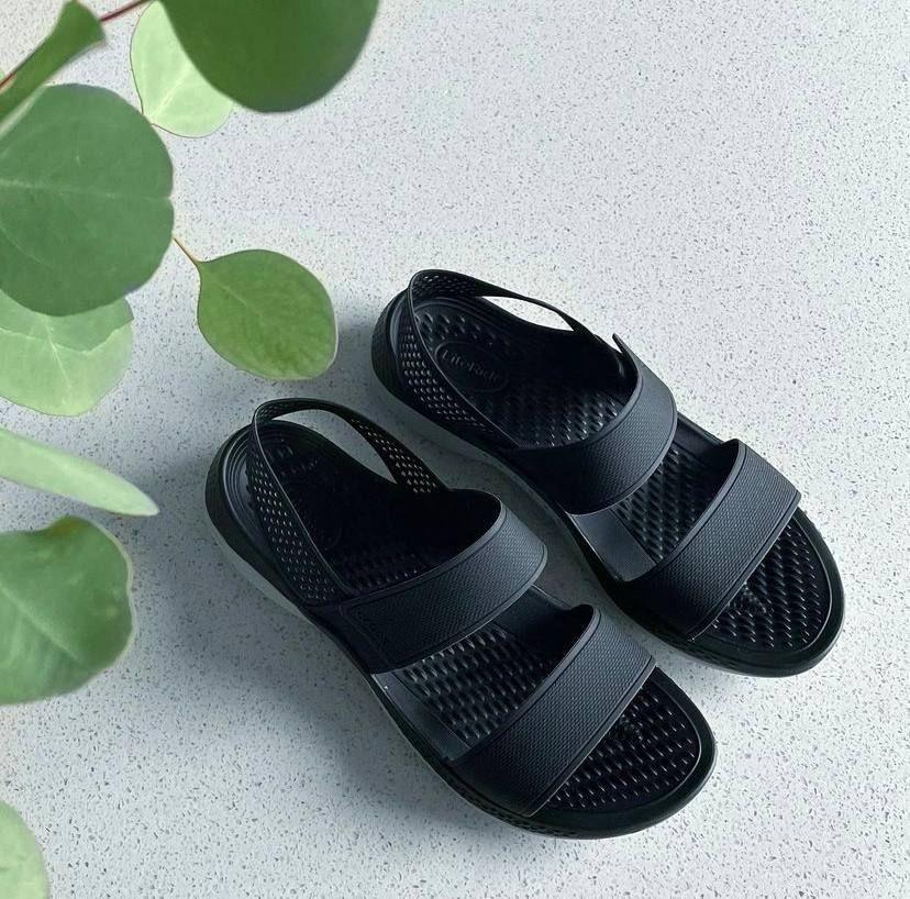 Сандали женские Crocs LiteRide 360 г. 36/37 Black/Light Grey (12925) - фото 3