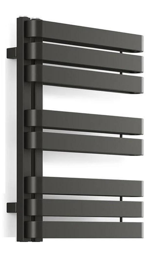 Полотенцесушитель комбинированный Terma Warp S ТЄН MOA с вентилем Integra 655x500 мм Black mat (421)