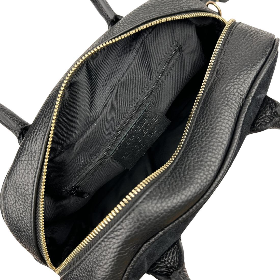 Женская сумка Royal Bag F-IT-3017A замшевая Черный (8080) - фото 2 Женская сумка Royal Bag F-IT-3017A замшевая Черный (8080) - фото 2