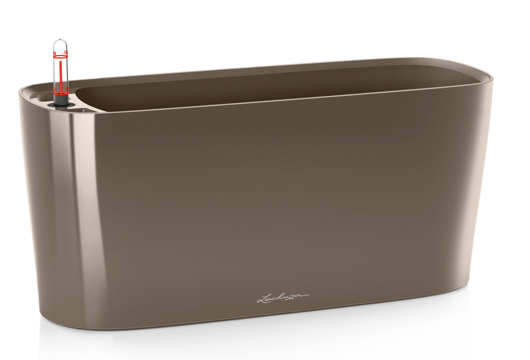 Горшок умный Lechuza Delta 20 40x15x18 см Серо-коричневый (15566)