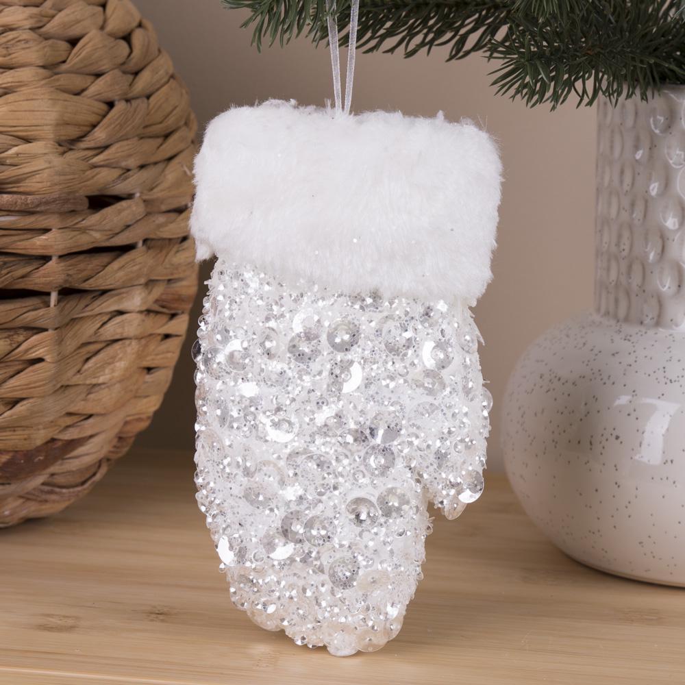 Подвеска новогодняя Перчатка 17 см (2862)