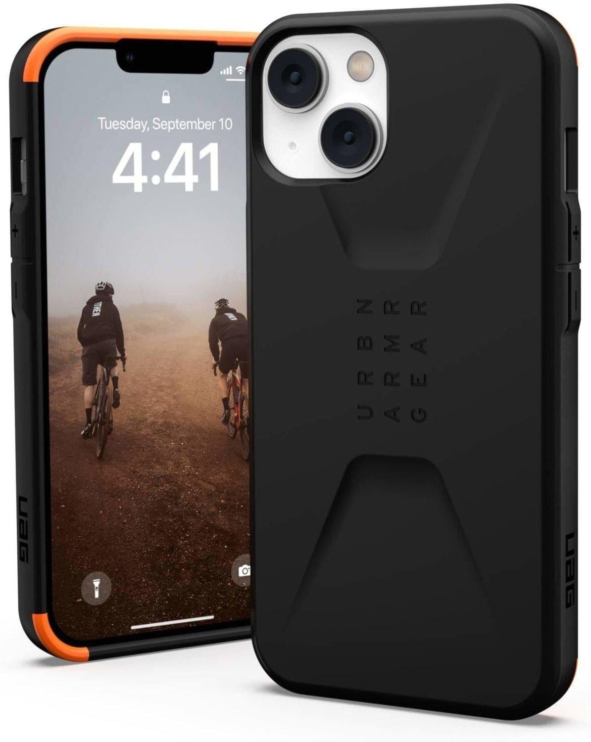 Чехол милитари противоударный UAG Civilian 11317D114040 для Iphone 13 | 14 (6.1") Black Чехол милитари противоударный UAG Civilian 11317D114040 для Iphone 13 | 14 (6.1") Black