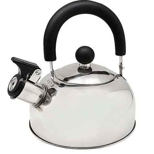 Чайник со свистком одинарное дно Stenson MH-4183 1,4 л Серебристый (571216)