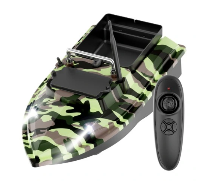 Човник для підгодовування Flytec V050 12000 мА/год Камуфляжно-зелений (2709652104)