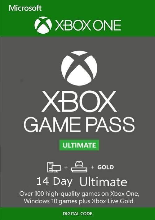 Електронний код-підписка Xbox Game Pass Ultimate на 14 днів Xbox One/Series для всіх регіонів та країн