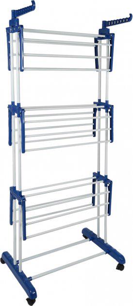 Сушилка для одежды EuroHome Florence трехуровневая 22 м (jm7676) - фото 3 Сушилка для одежды EuroHome Florence трехуровневая 22 м (jm7676) - фото 3