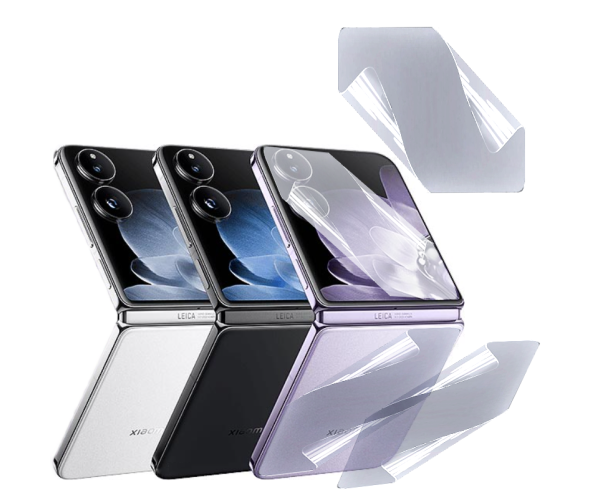 Противоударная гидрогелевая пленка Hydrogel Film для Xiaomi Mix Flip на заднюю панель, Transparent