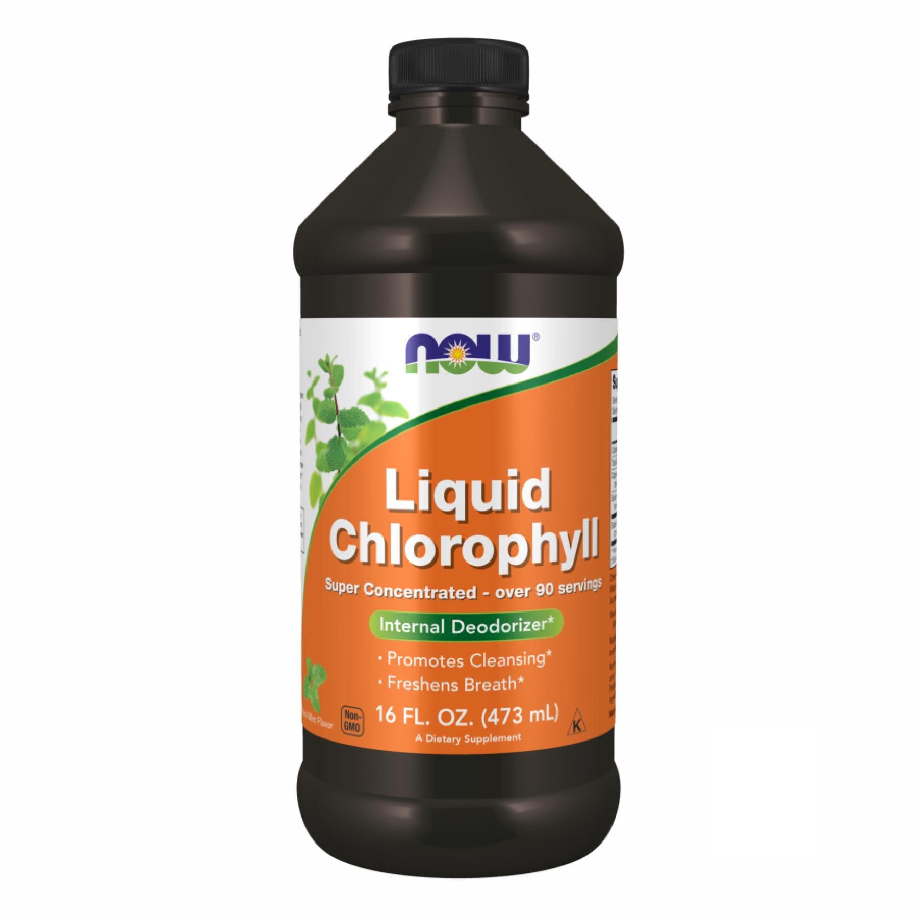 Натуральная добавка Chlorophyll Liquid Mint 16 oz (2022-10-0079)