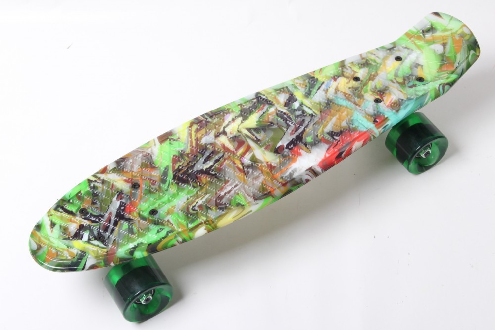 Пенниборд Penny Style 22" светящиеся колеса Forest Green (2T2034) Пенниборд Penny Style 22" светящиеся колеса Forest Green (2T2034)