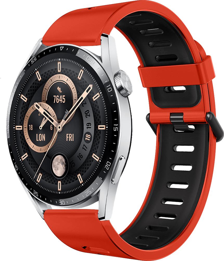 Ремешок Traf для Huawei Watch GT3 46 мм Orange Black (26141-47)