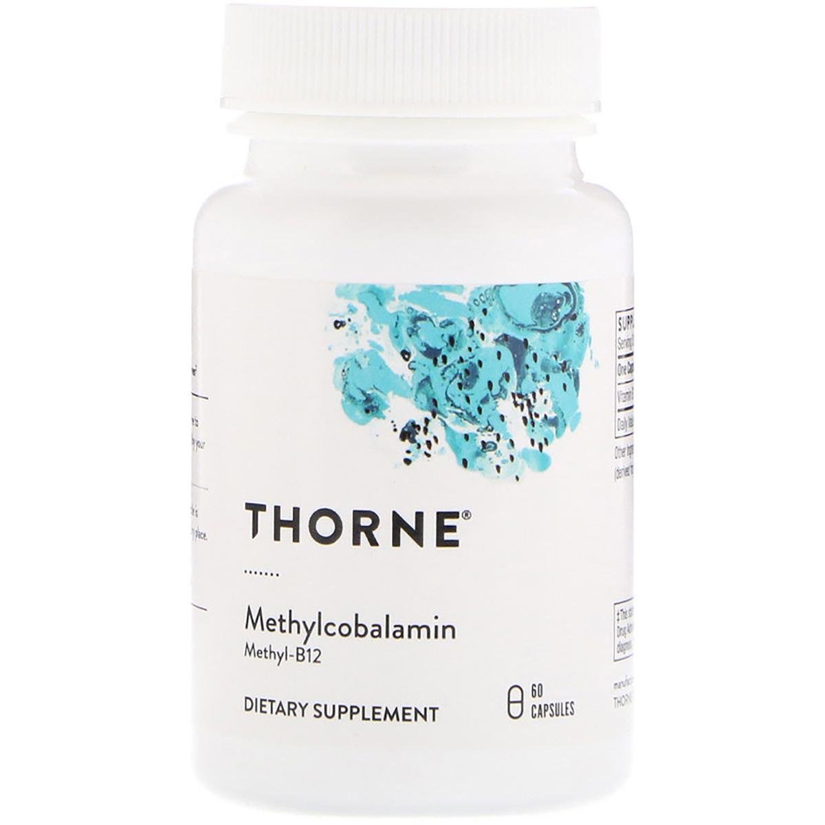 Метилкобаламин 1000 мкг Methylcobalamin Thorne Research 60 капсул (THR12502)