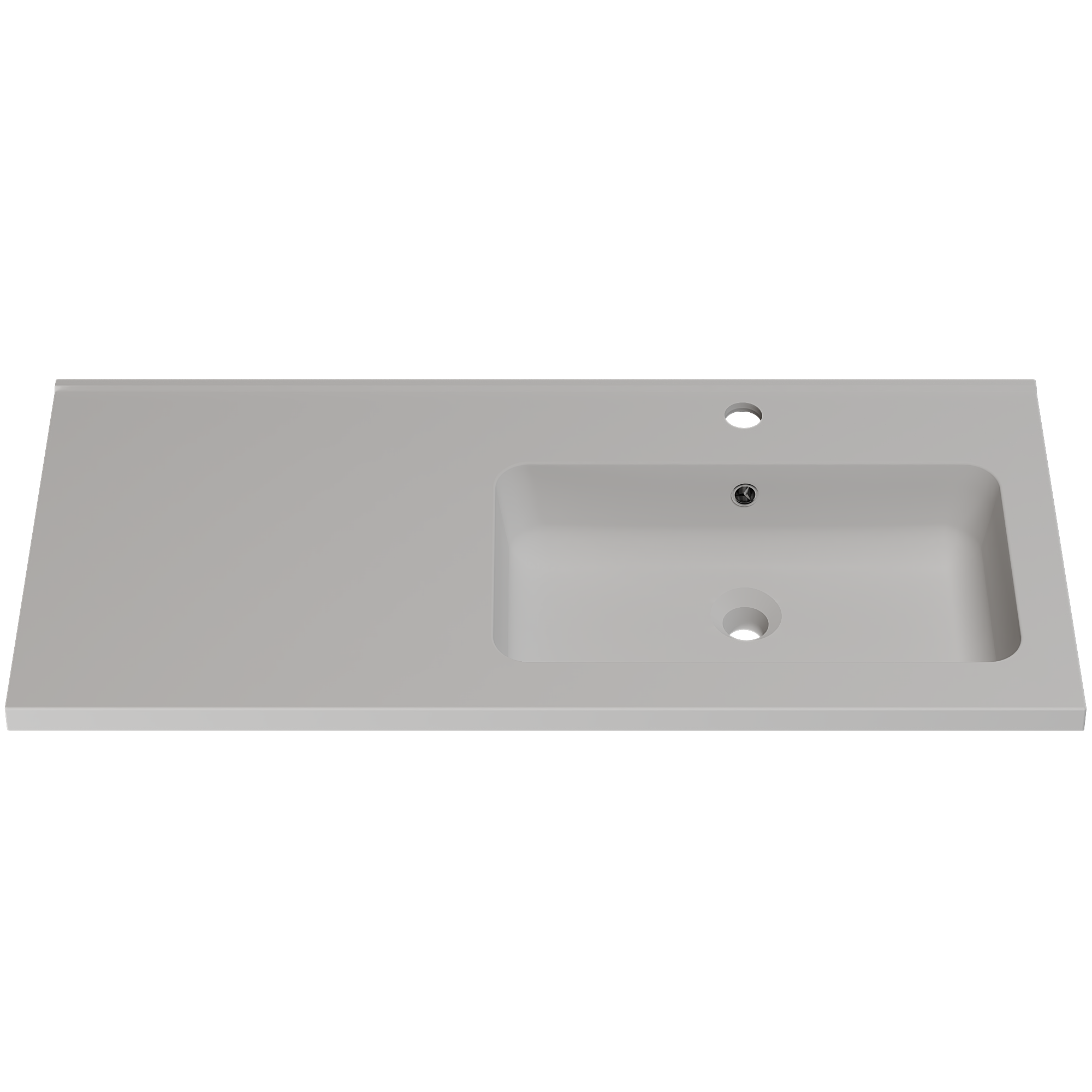 Раковина глянцевая врезная Amidicon Rodeo 100R из литого камня 1000х450 мм