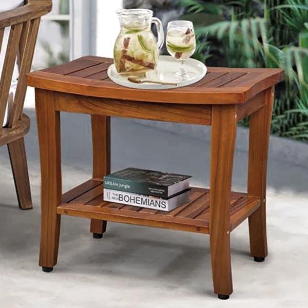 Табурет для ванной из дерева Зантер Терракот (ТВН-001432)