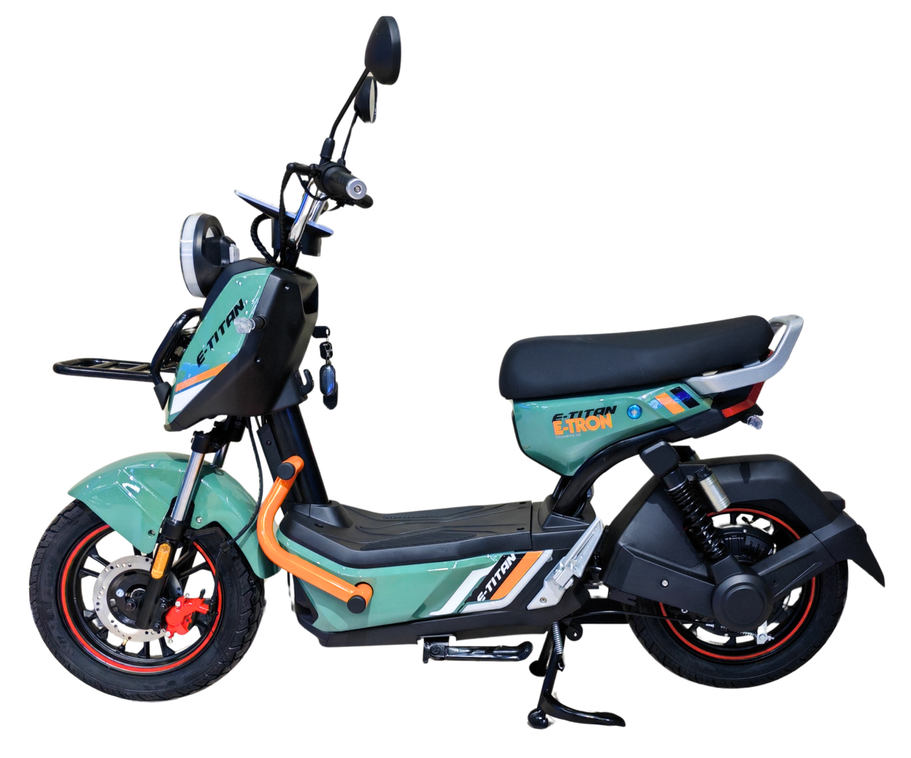 Электроскутер E-Titan E-tron 14" Зеленый
