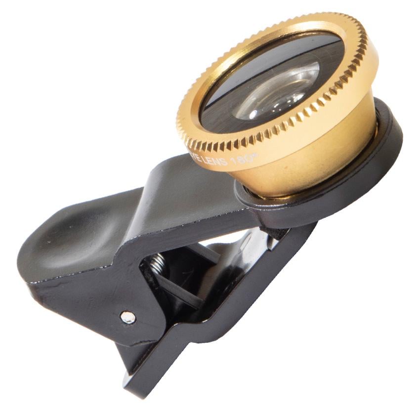 Линза для смартфона Fisheye  Photolife BL-01 Gold