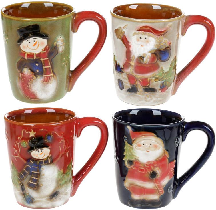 Чашка керамічна Новорічні друзі 400 мл - фото 4