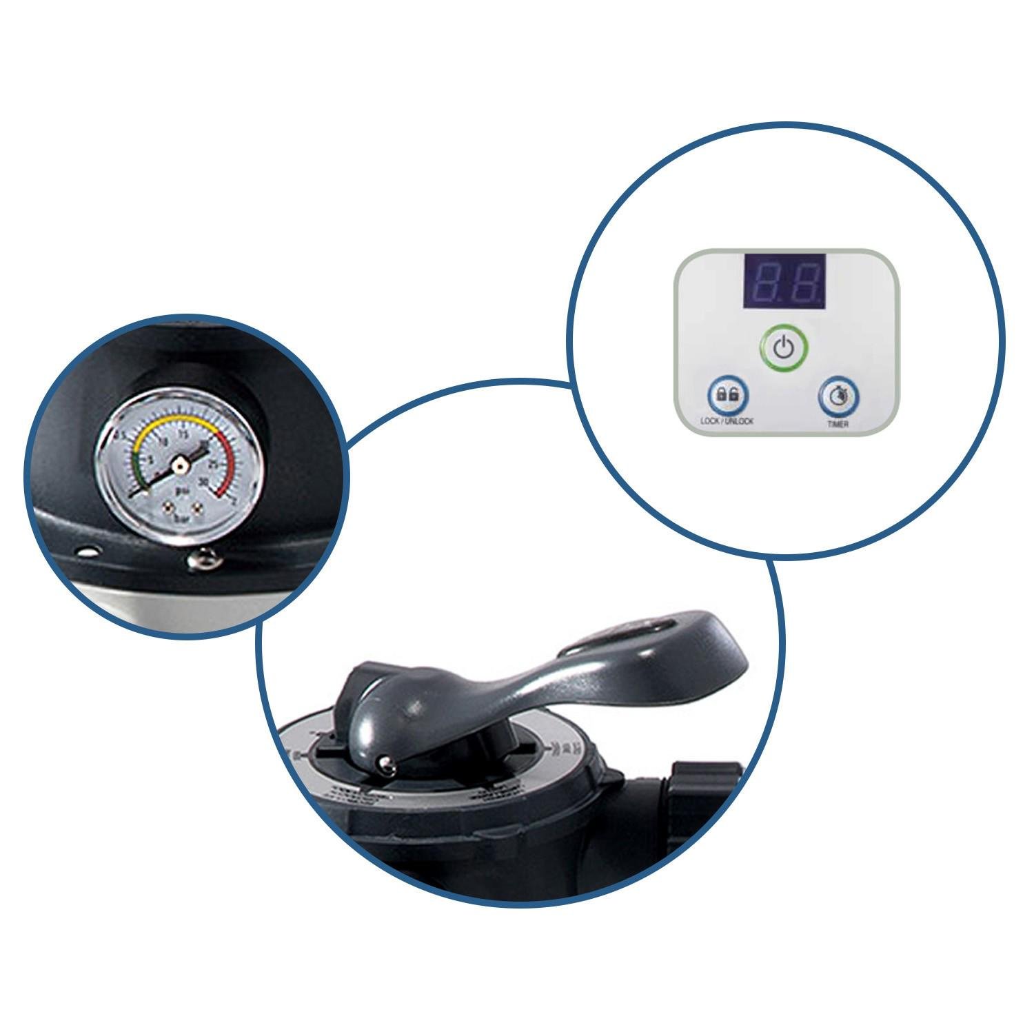 Насос с песчаным фильтром Intex 26644 5700 л/ч и 25 кг песка (414402) - фото 3 Насос с песчаным фильтром Intex 26644 5700 л/ч и 25 кг песка (414402) - фото 3