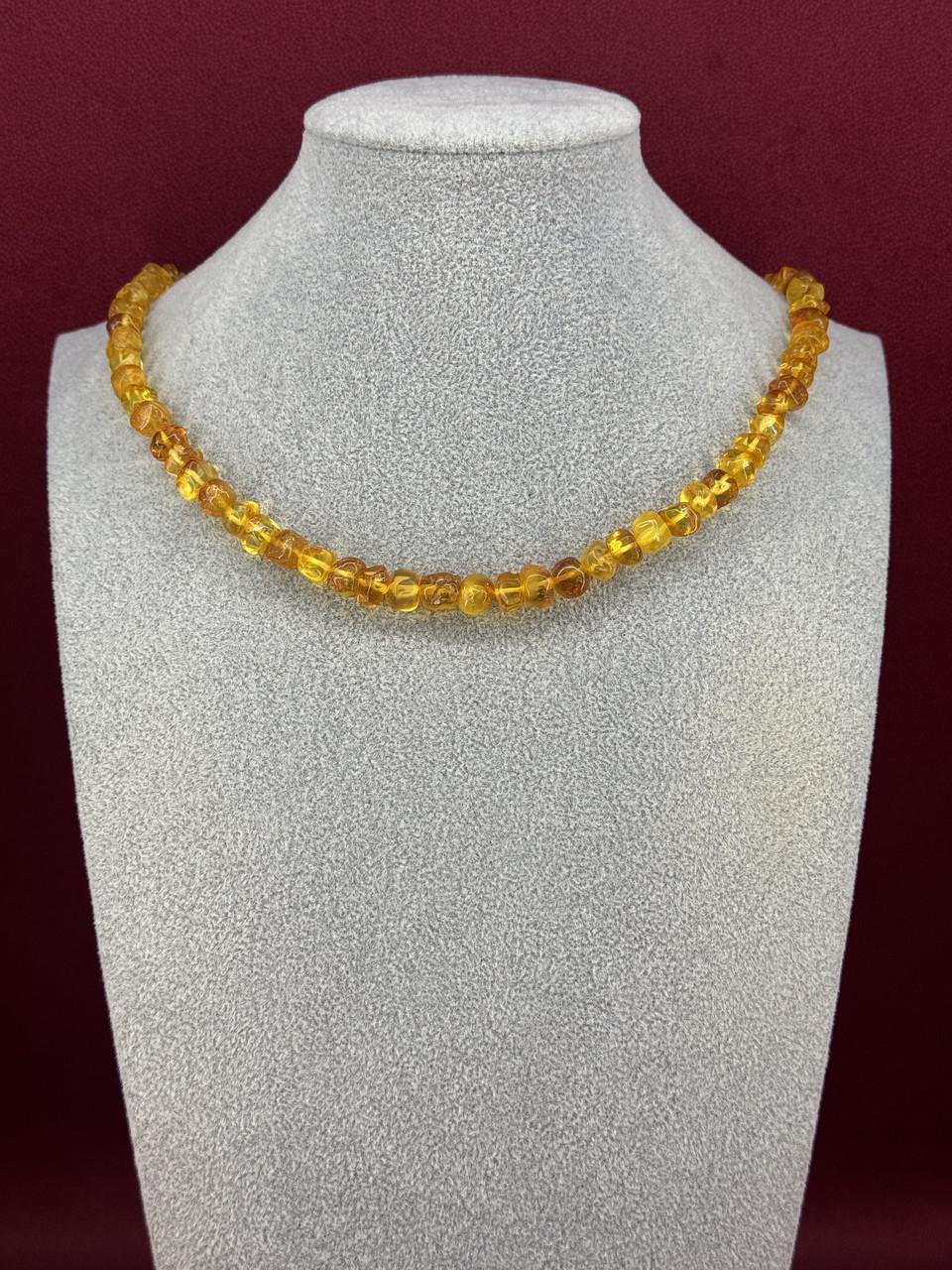 Бусы из янтаря лечебные 51 см (н-745)