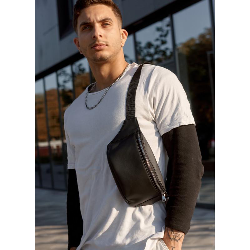 Сумка бананка на пояс Sambag Tirso MSSm 31x12x5 см Черный - фото 8 Сумка бананка на пояс Sambag Tirso MSSm 31x12x5 см Черный - фото 8