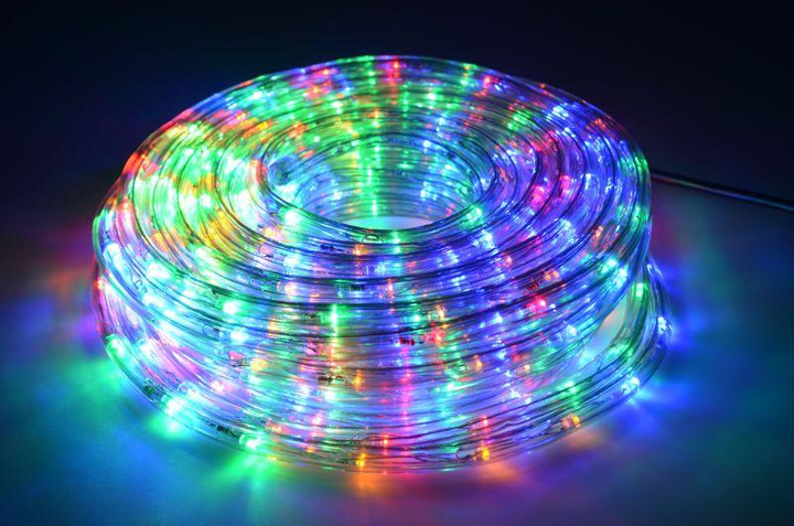 Гирлянда LED наружная герметичная Duralight 100 м с переключателем режимов Разноцветная (30291592)