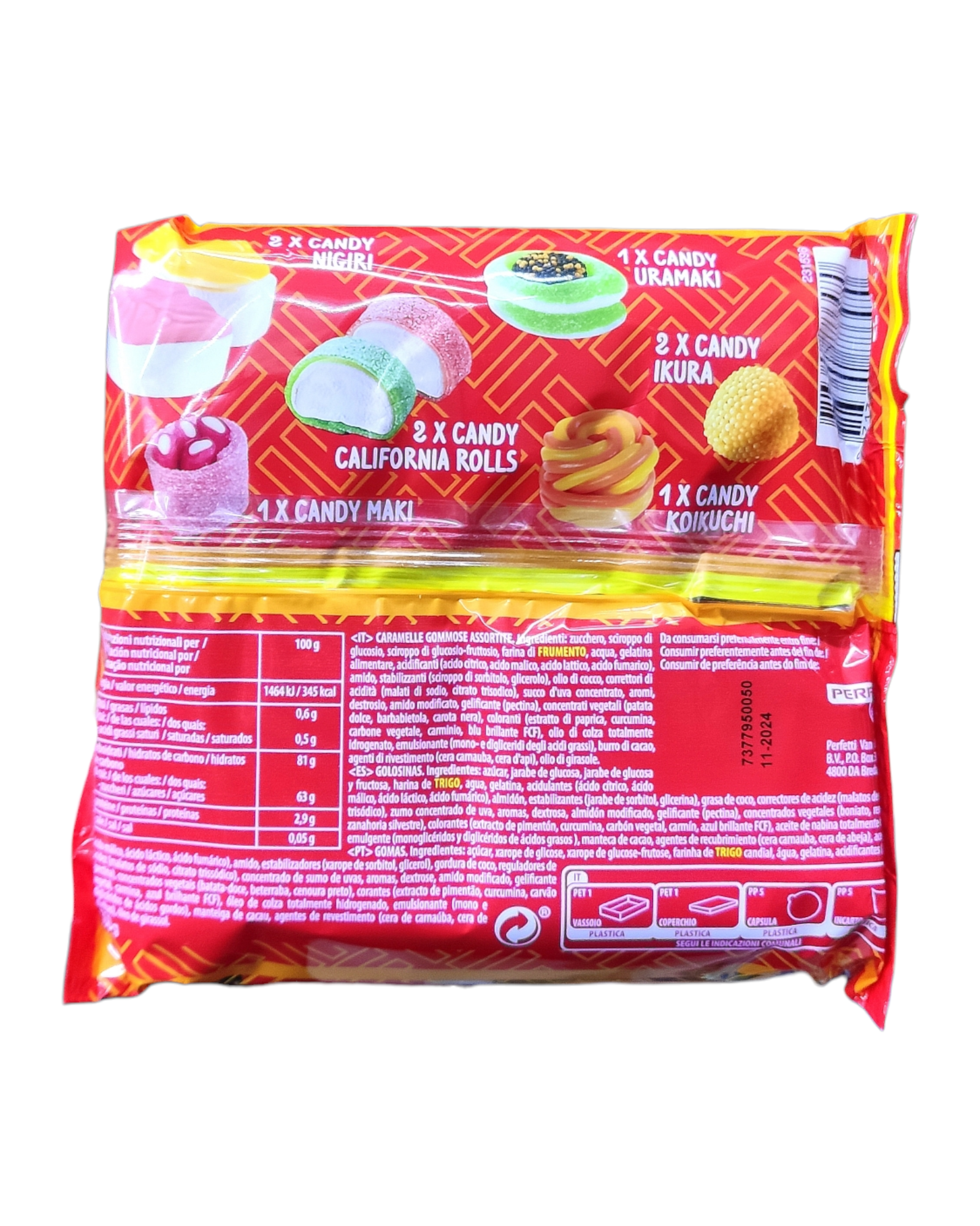 Цукерки желейні суші Chupa Chups Mini Candy Suchi 100 г - фото 2