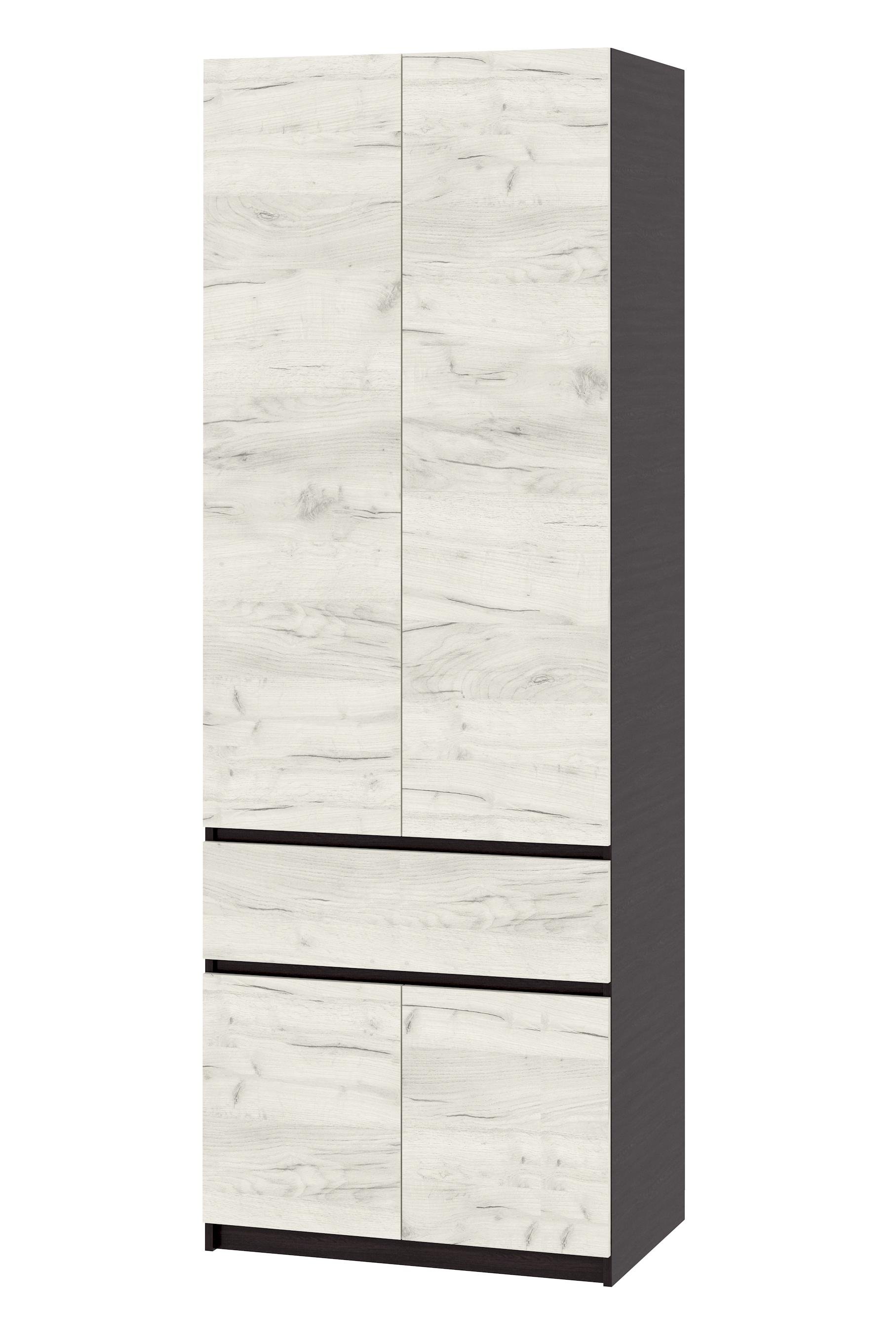 Шкаф Мастер Форм Брайт 80х52х200 см Венге магия/Дуб крафт белый (08057) Шкаф Мастер Форм Брайт 80х52х200 см Венге магия/Дуб крафт белый (08057)