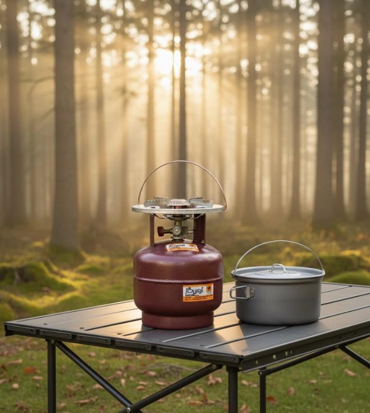 Балон кемпінговий газовий Ipragaz з пальником 5,8 л Коричневий (2104618729) - фото 5 Балон кемпінговий газовий Ipragaz з пальником 5,8 л Коричневий (2104618729) - фото 5