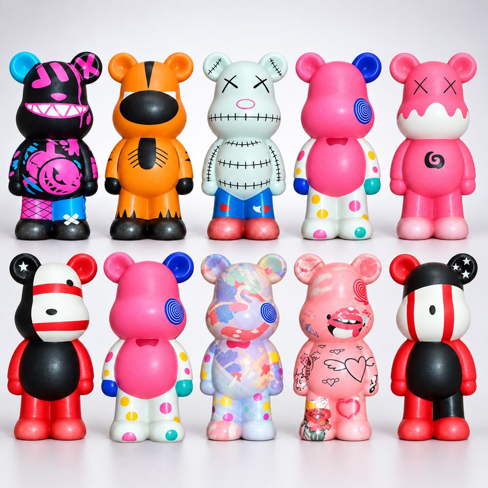 Игрушка антистресс сквиш Фредди силиконовая 13,5x7 см набор 10 шт. (52-BT-5800-14)