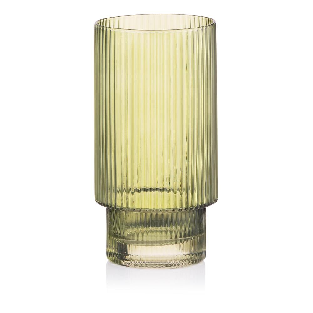 Набір склянок високих Ardesto AR2638SGR 380 мл 2 шт. Зелений (123511)