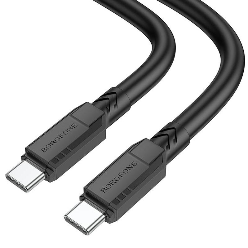 Кабель дата Borofone BX81 Type-C Type-C 60W 1 м Black (00000060131_2) - фото 2