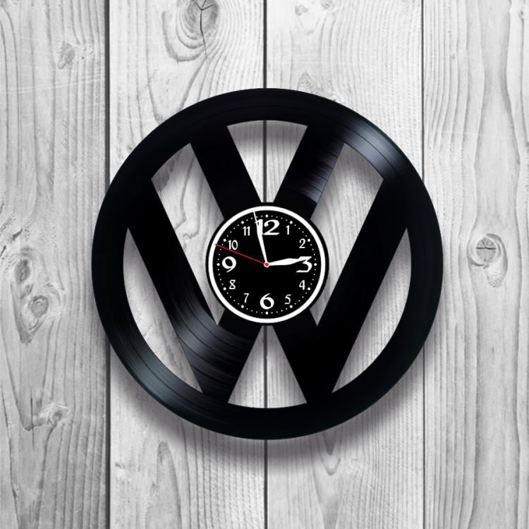 Часы настенные Volkswagen 0482 из виниловой пластинки