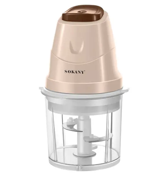 Чопер-измельчитель Sokany SK-06009 чаша на 700 мл Бежевый