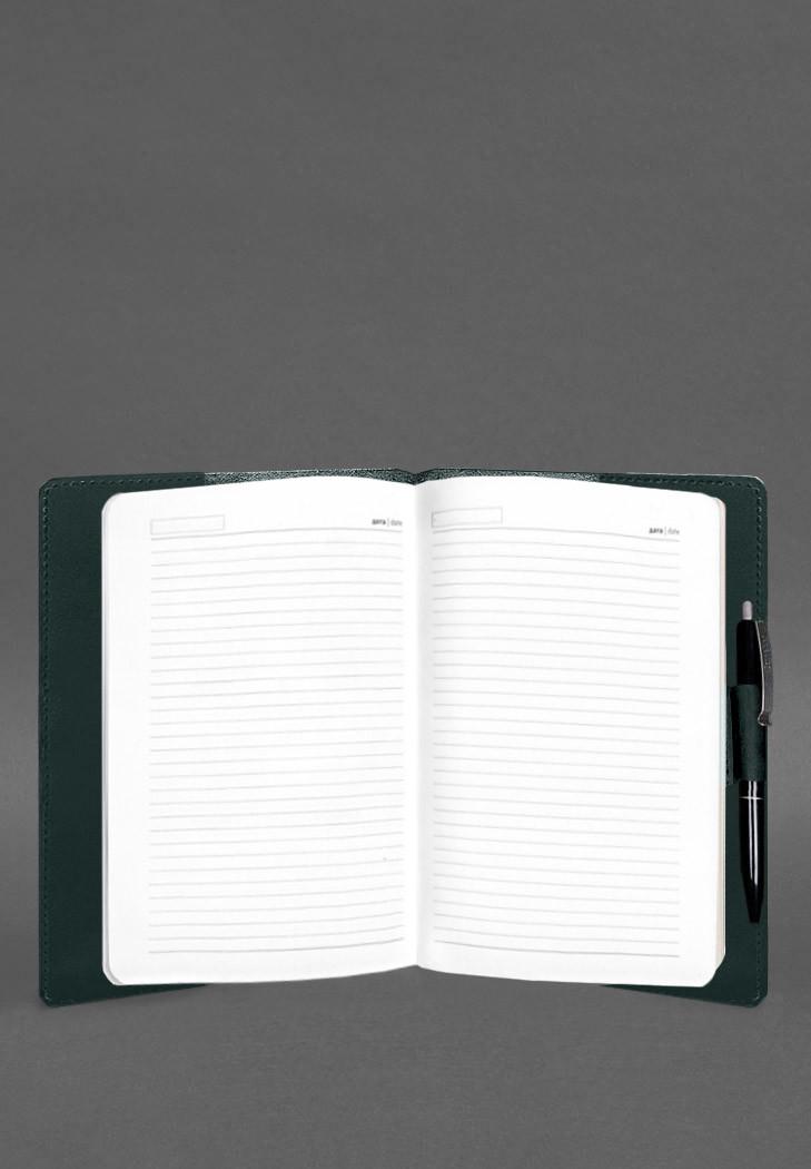 Блокнот шкіряний Софт-бук 9.3 Crazy Horse А5 Зелений (A-028011) - фото 5 Блокнот шкіряний Софт-бук 9.3 Crazy Horse А5 Зелений (A-028011) - фото 5