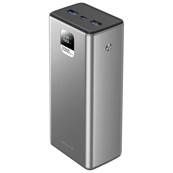 Павербанк Proove Guardian 30000 mAh 22,5W 2USB/1Type-C с быстрой зарядкой Серый (PRG3225)