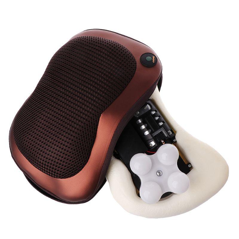 Електричний масажер подушка Car & Home Massage Pillow для машини та дому 8 масажних головок - фото 7