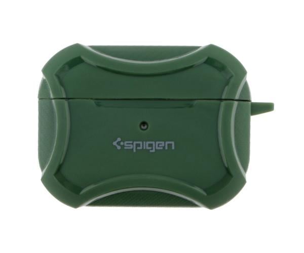 Чехол TPU Spigen DuraPro Flex with Hook для Airpods Pro Green
