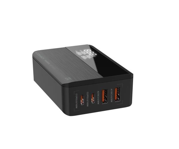 Устройство зарядное сетевое Ldnio A4809C Led 2Type-C QC 4.0 USB 100 W Black