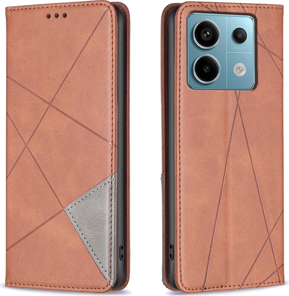 Чехол книжка SHLab Prisma Xiaomi Redmi Note 13 Pro Brown (36339-30)
